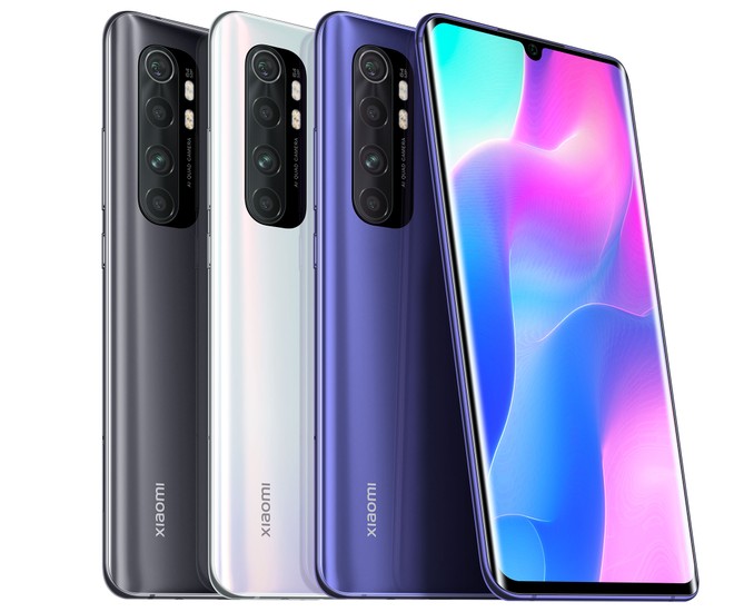 Xiaomi ra mắt điện thoại Mi Note 10 Lite