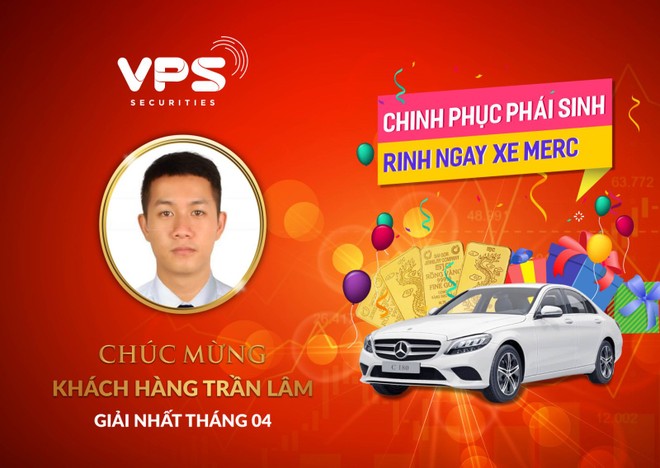 “Chinh phục Phái sinh – Rinh ngay xe Merc”: Giải Nhất tháng thứ 2 tiếp tục thuộc về nhà đầu tư trẻ tuổi