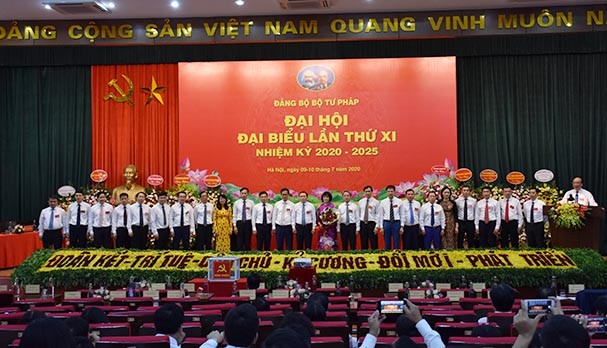 Đại hội Đảng bộ Bộ Tư pháp lần thứ X đã thành công tốt đẹp.