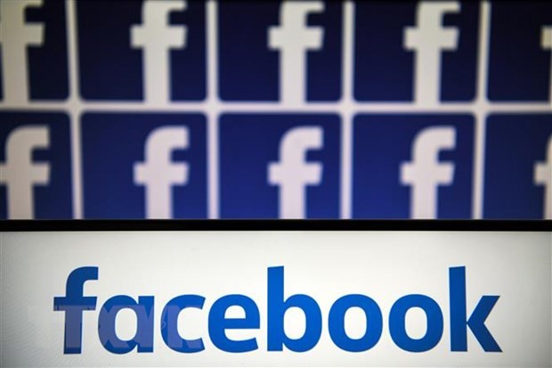 Biểu tượng của mạng xã hội Facebook. (Ảnh: AFP/TTXVN).