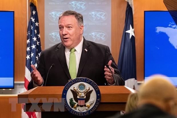 Ngoại trưởng Mỹ Mike Pompeo. (Ảnh: AFP/TTXVN).