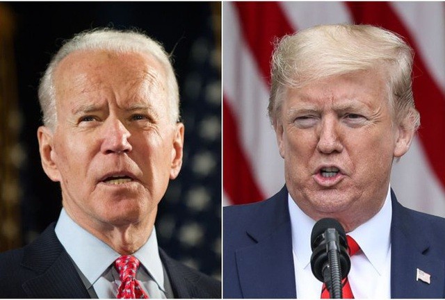 Tổng thống Mỹ Donald Trump và ứng viên Dân chủ Joe Biden (Ảnh: Getty).