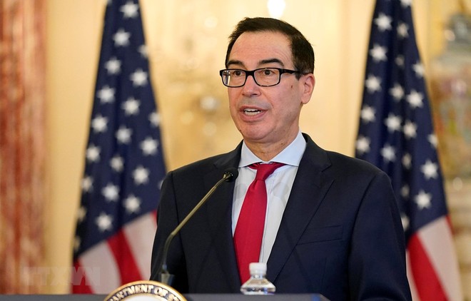 Bộ trưởng Tài chính Mỹ Steven Mnuchin. (Ảnh: AFP/TTXVN).