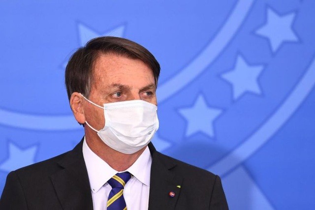 Tổng thống Brazil Jair Bolsonaro (Ảnh: AFP).