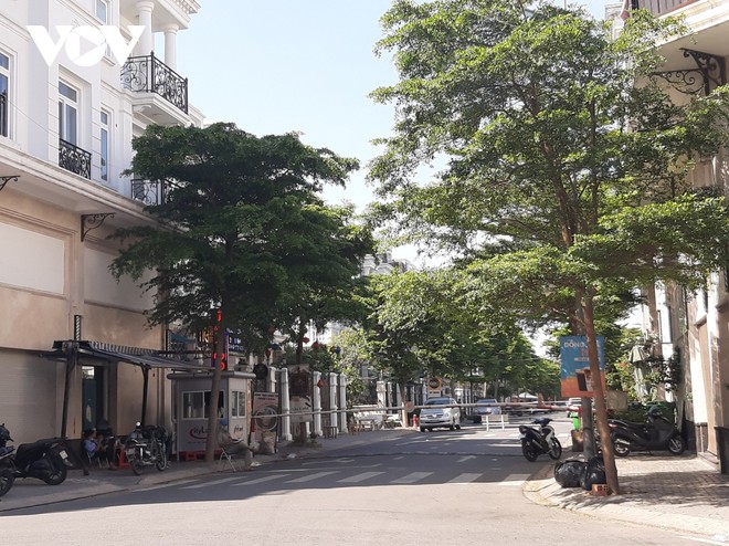 Khu dân cư Cityland, Phường 7, quận Gò Vấp trước đó bị phong tỏa vì ca nghi mắc Covid-19.