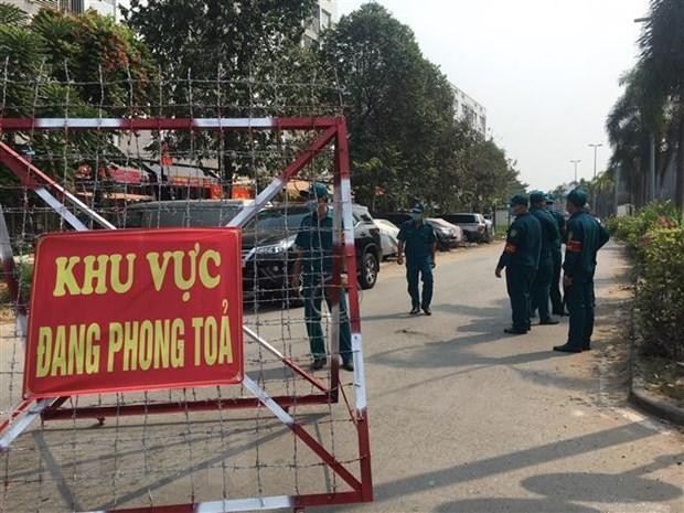 Khu vực chung cư Ehome 4, đường Vĩnh Phú 41, khu phố Hòa Long, phường Vĩnh Phú, thành phố Thuận An, tỉnh Bình Dương. (Ảnh: Văn Hướng/TTXVN).