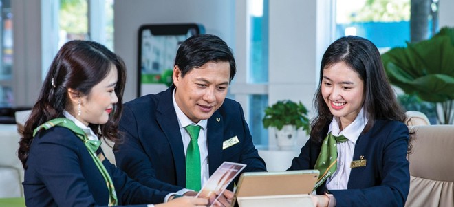 Vietcombank vẫn dẫn đầu hệ thống với lợi nhuận tuyệt đối năm 2020 là 23.000 tỷ đồng.