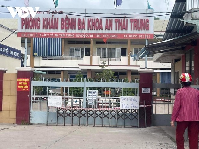 Phòng khám có bệnh nhân Covid-19 đến khám bệnh đã bị phong tỏa.