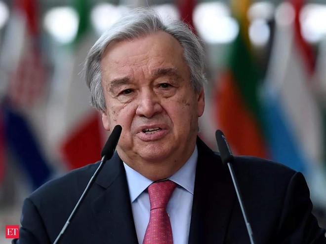 Tổng Thư ký Liên Hợp Quốc Antonio Guterres. Ảnh: Economic Times.