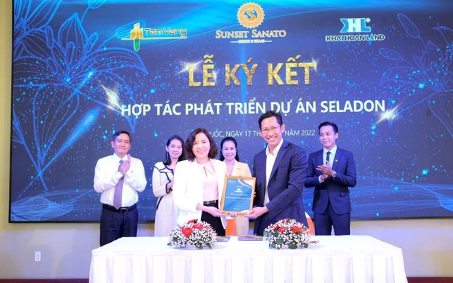 Tập đoàn Khải Hoàn Land ký kết hợp tác phát triển dự án Sunset Sanato