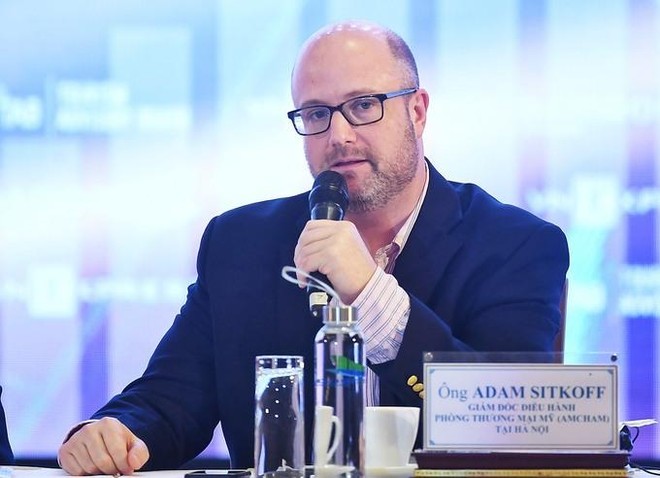 Ông Adam Sitkoff, Giám đốc điều hành Phòng Thương mại Hoa Kỳ (AmCham Hà Nội).