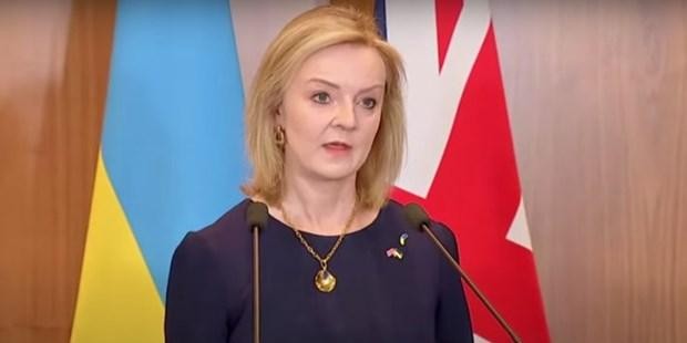 Ngoại trưởng Anh Liz Truss. (Nguồn: Sky News).