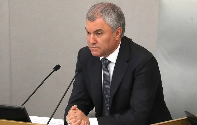 Chủ tịch Duma Quốc gia (Hạ viện) Nga Vyacheslav Volodin (Ảnh: Tass).