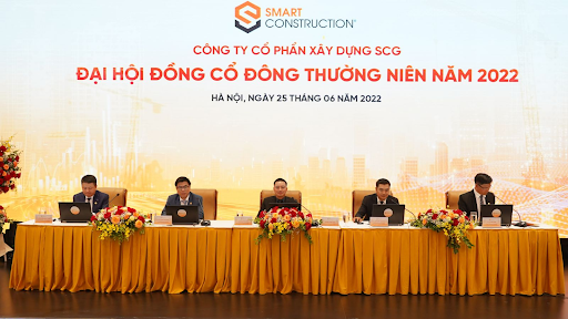 ĐHĐCĐ thường niên SCG 2022 đã diễn ra với sự đồng thuận, nhất trí cao đến từ các cổ đông.