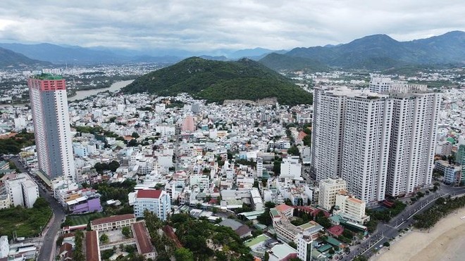 Phía bắc Thành phố Nha Trang, tỉnh Khánh Hòa. Ảnh: Phước Tuần.