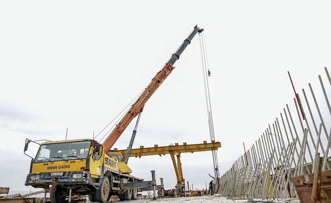 Thi công tuyến đường kết nối giữa cao tốc Cầu Giẽ (tỉnh Ninh Bình) với Quốc lộ 1.