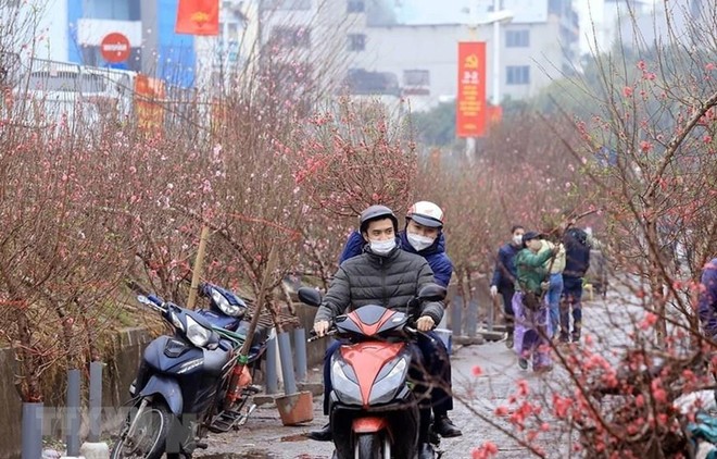 Chính phủ đã quyết định phương án nghỉ Tết Quý Mão năm 2023. (Ảnh minh hoạ: Tuấn Anh/TTXVN).