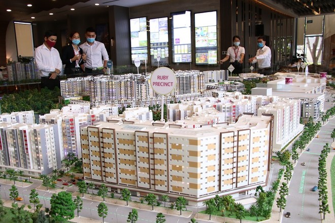 Khu liên hợp thể dục thể thao và dân cư Tân Thắng (Celadon City) của Công ty Gamuda Land. Ảnh: Lê Toàn.