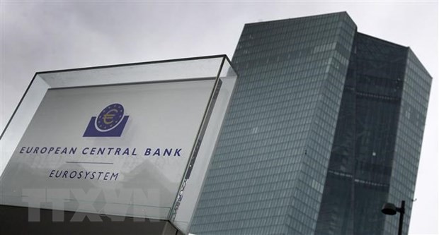 Trụ sở ECB ở Frankfurt am Main, Đức. (Ảnh: AFP/TTXVN).