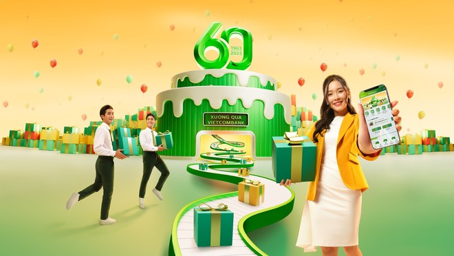 Tuần lễ sinh nhật Vietcombank - Giao dịch là có quà