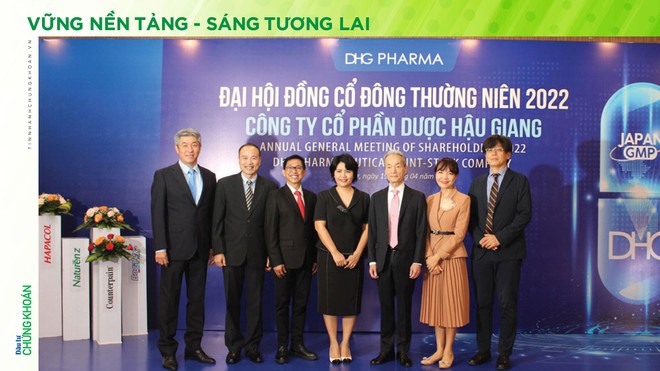 Hội đồng quản trị DHG Pharma tại đại hội cổ đông thường niên 2022.