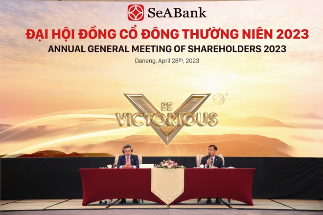 ĐHCĐ thường niên SeABank 2023 (SSB): Đặt mục tiêu tăng trưởng bền vững, tăng vốn điều lệ lên 25.903 tỷ đồng, lợi nhuận hơn 5.633 tỷ đồng