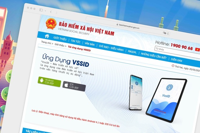 Giả mạo văn bản của Bảo hiểm xã hội Việt Nam yêu cầu cập nhật VssID 4.0