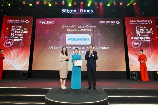 ABBANK được vinh danh "Doanh nghiệp vì cộng đồng"