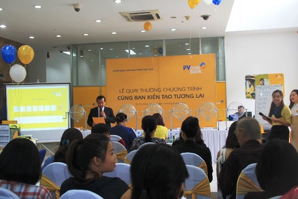 PVcomBank thực hiện quay thưởng Chương trình khuyến mại