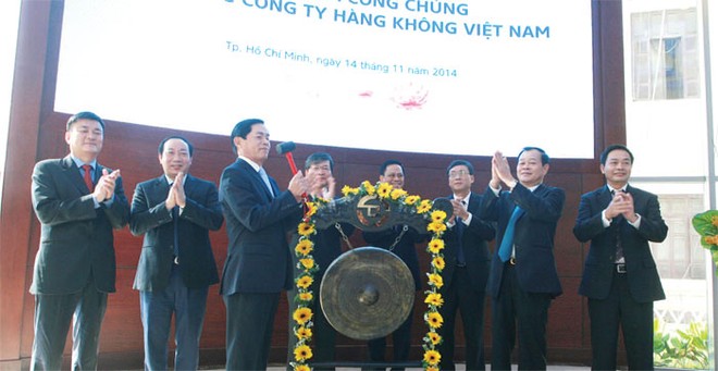 VNA đã bán hết 49 triệu cổ phần với giá trúng bình quân là 22.307 đồng/CP trong cuộc IPO vừa qua - Ảnh: Lê Toàn