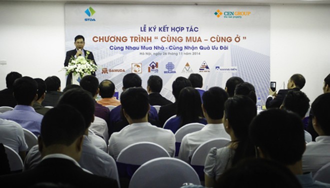 Lễ công bố chương trình “Cùng mua, cùng ở” do STDA tổ chức vào sáng ngày 26/11/2014