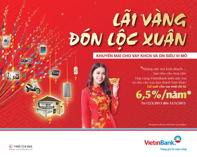 VietinBank giảm lãi suất cho vay sản xuất kinh doanh