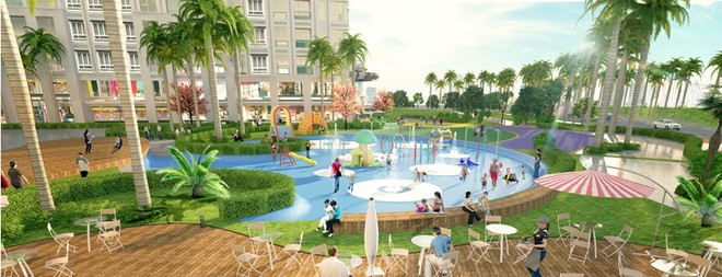 Quảng trường trung tâm Vinhomes Times City Park Hil