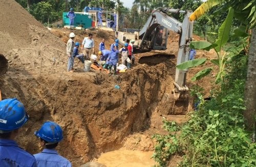 Dự án đường ống nước sạch sông Đà (cũ) đã nhiều lần bị vỡ (Ảnh minh họa)