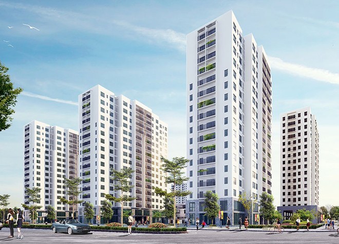 Cất nóc tòa E, F Dự án Xuân Phương Residence