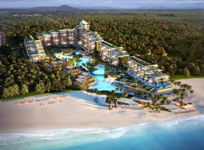 Toàn cảnh Condotel Premier Residences Phu Quoc Emerald Bay 