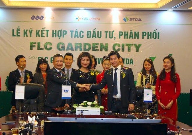 FLC, CENINVEST và STDA ký kết hợp tác đầu tư phân phối FLC Garden City