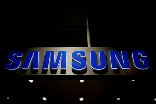 Logo của Samsung Electronics tại trụ sở ở Seoul, Hàn Quốc. Ảnh: Reuters