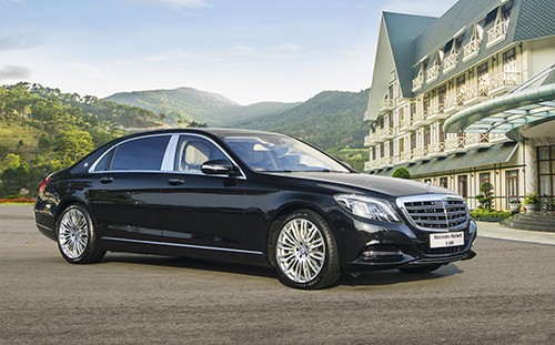 Mercedes-Maybach bản S500 với vành hợp kim đa chấu 20 inch