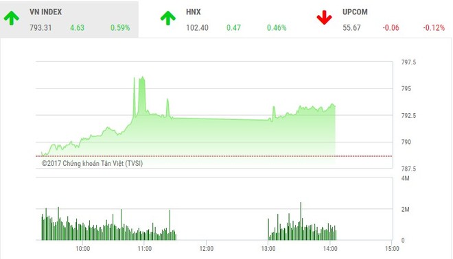 Phiên chiều 7/8: Penny đua sắc tím,VN-Index không còn giật cục