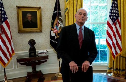 Chánh văn phòng Nhà Trắng John Kelly. Ảnh:Reuters.