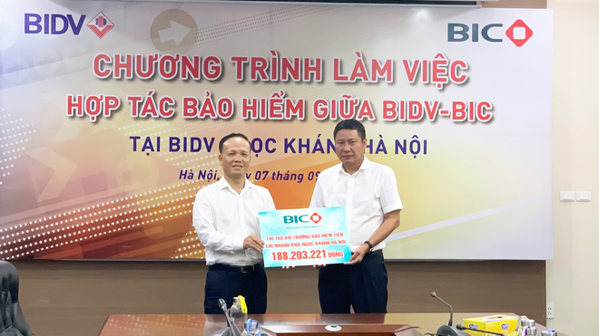 BIC bồi thường hơn 188 triệu đồng bảo hiểm tiền cho vụ cướp ngân hàng cuối tháng 7/2020