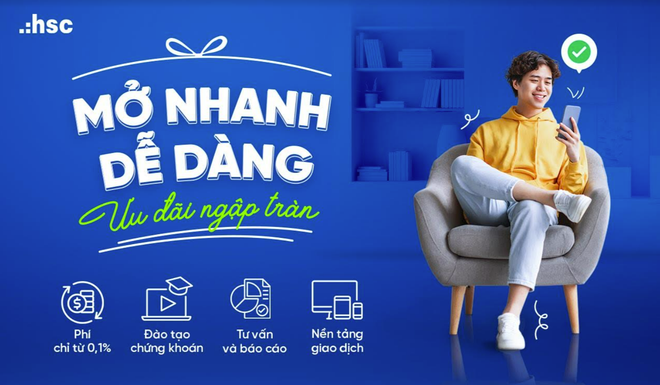 Chứng khoán HSC nâng tầm chất lượng dịch vụ với chương trình ưu đãi tháng 8