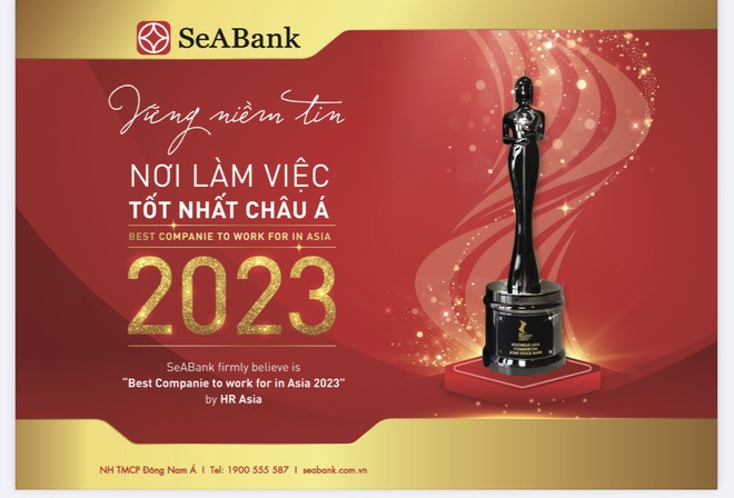 SeABank ba năm liên tiếp được vinh danh “Nơi làm việc tốt nhất châu Á”