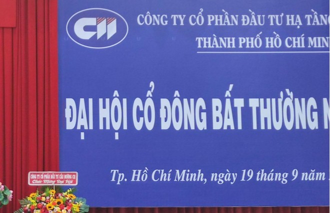 Đầu tư Hạ tầng Kỹ thuật TP. HCM (CII) lên kế hoạch tổ chức ĐHĐCĐ bất thường năm 2023 lần hai trong tháng 10