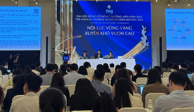 ĐHCĐ PNJ: Mục tiêu lợi nhuận tăng 6%, quý đầu năm giảm nhẹ do thiếu nguyên liệu đầu vào