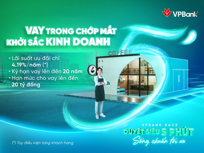 VPBank (VPB) triển khai gói vay lãi suất chỉ từ 4,19% cho sản xuất kinh doanh 