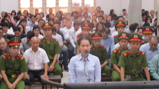 Bị cáo Nguyễn Minh Thu.