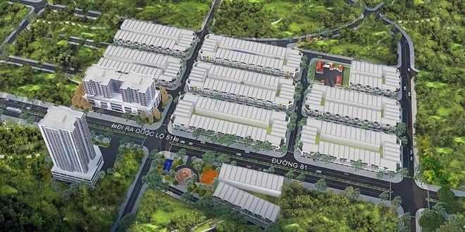 Phối cảnh tổng thể dự án Ecotown Phú Mỹ