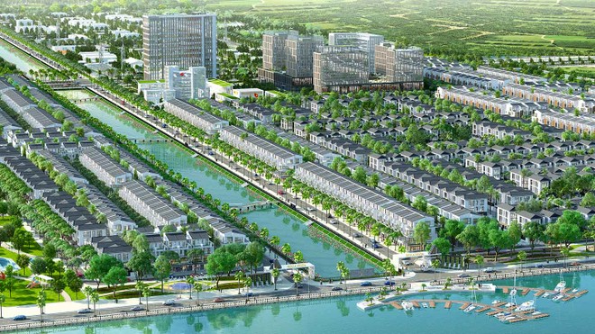 Phối cảnh tổng thể khu đô thị Bella Vista Long An